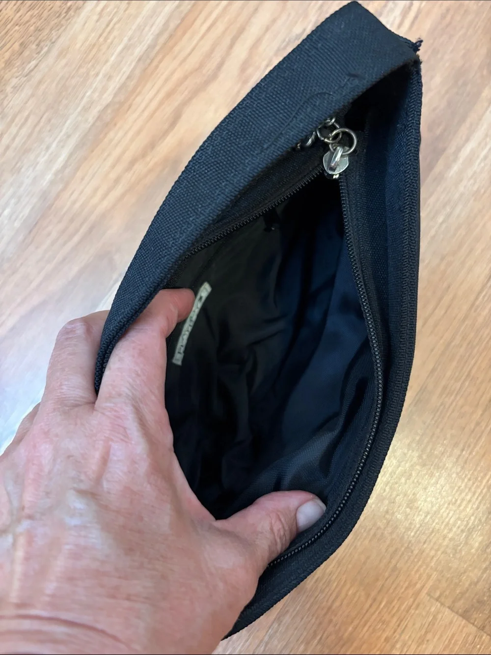 Vintage Y2K Playboy Black Hand Bag with Crystal Bunny Accent. - Picture 14 of 17